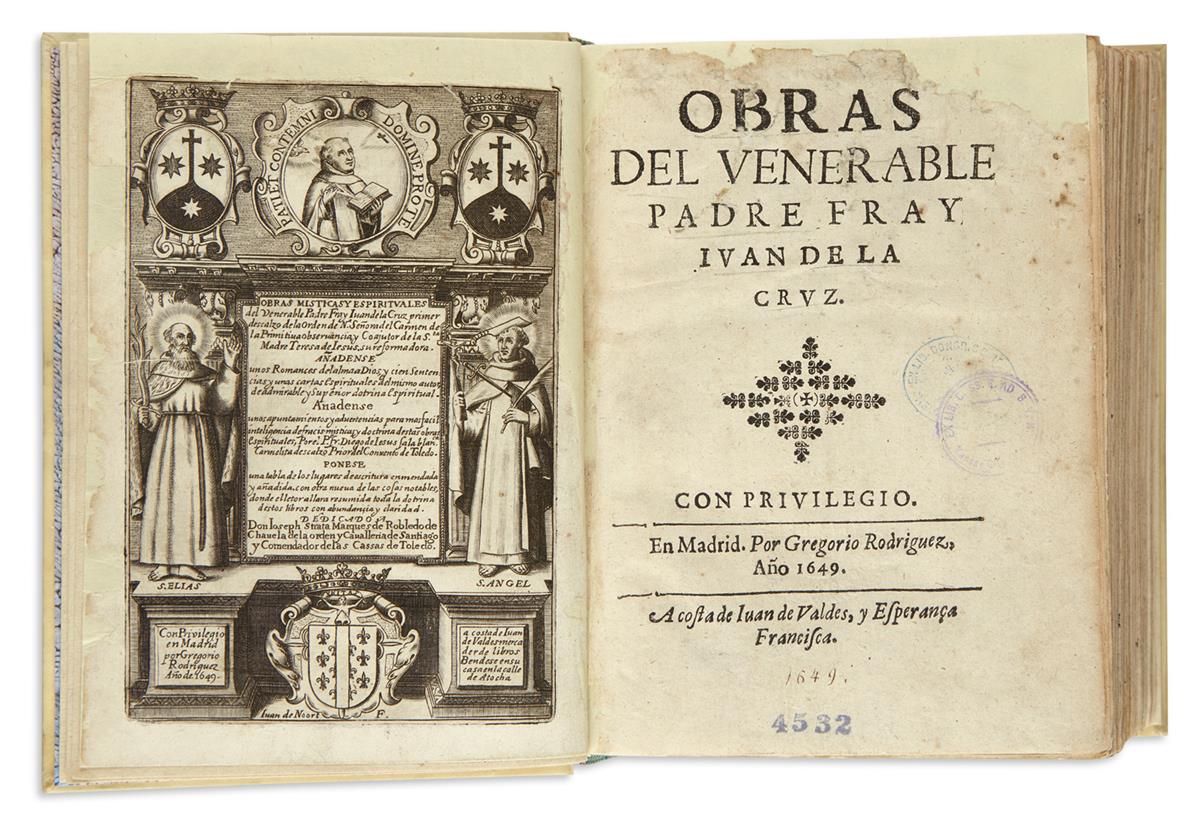 CRUZ, JUAN DE LA, Saint. Obras.  1649